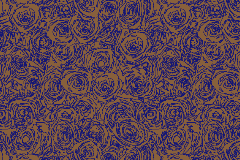 rose pattern in two colors