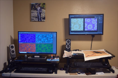The author's professional digital workstation