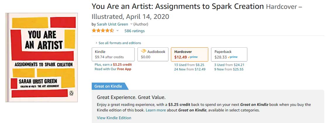 You Are an Artist: Assignments to Spark Creation