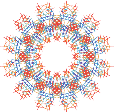 Radial repeat example #2 by Christopher Schiotis